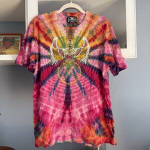 Vtg 83' Symmetria by R. Hahn Tie Dye Grateful Dead Shirt Eagle Skull Zodiac